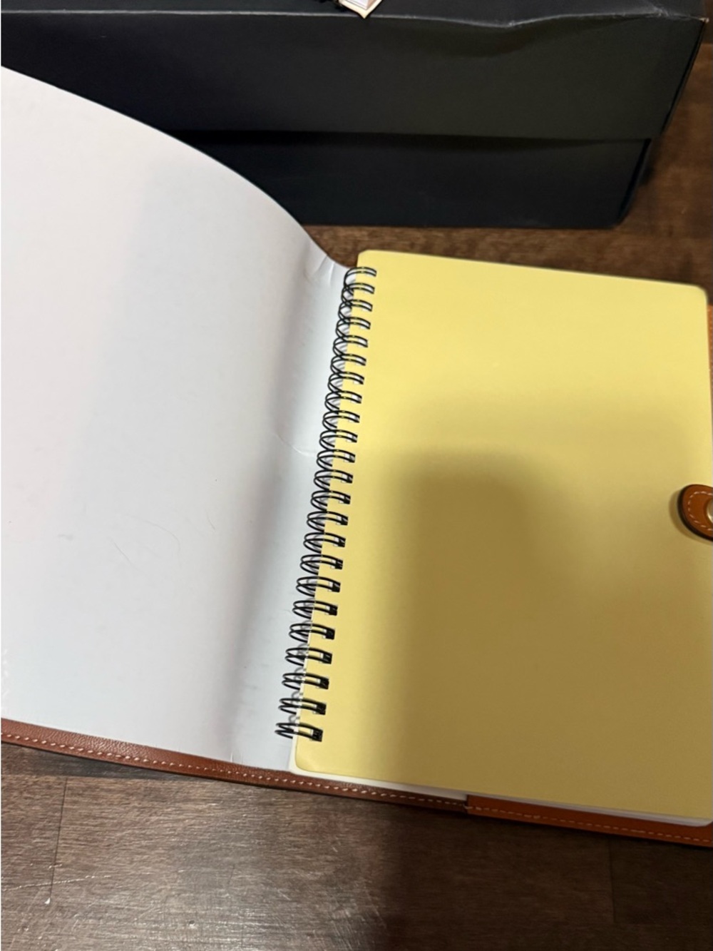 Coach Rexy Tan Leather Planner Pad Folio and spiral with T Rex - Picture 6 of 8